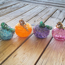 glass pumpkin help-create workshop
