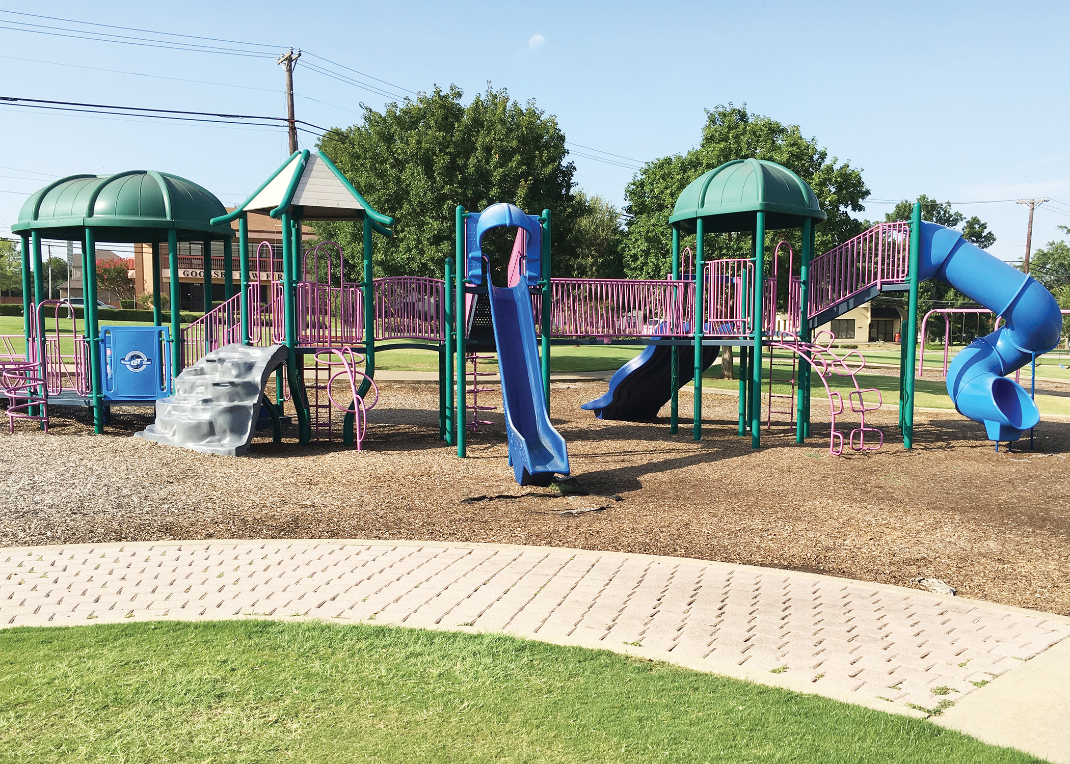 Playground Review Oran Good Park in Farmers Branch DFWChild