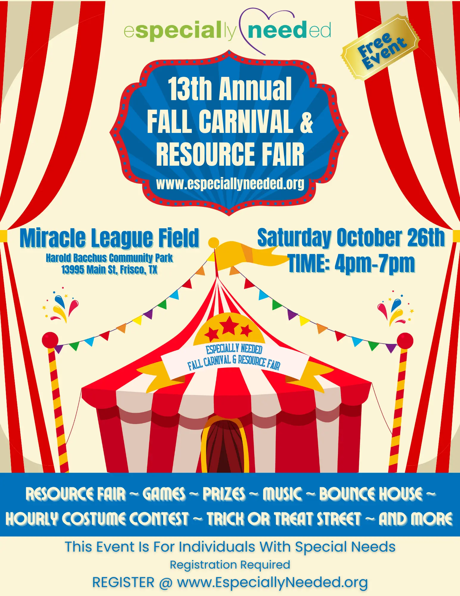 Especially Needed Fall Carnival and Resource Fair 2024