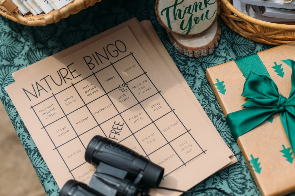 bingo, National Parks birthday party, photo by Kelly Christine Sutton