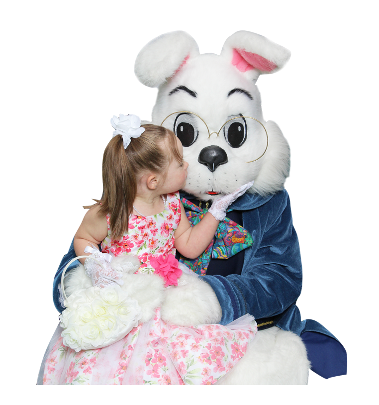 Easter bunny with autism speaks  dfwchild Easter bunny with autism speaks  dfwchild