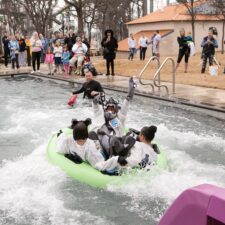 Taking the Polar Plunge on the Viper at NRH2O, benefitting Special Olympics Texas