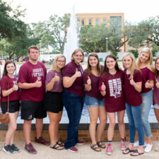 Aggie Achieve students at Texas A&M