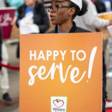 Minnie's Food Pantry opening sign