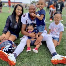 Chris Harris Jr. with his wife and daughters, on being a girl dad