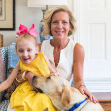 Amanda Lang with her daughter with Rett syndrome, Photo courtesy of Korena Bolding Sinnett