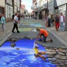 Chalk the Walk, presented by Credit Union of Texas