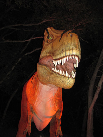 T. rex at Halloween at the Heard
