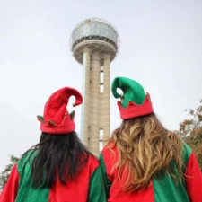 Crafts & Letters to Santa on the Reunion Tower GeO-Deck, Dallas