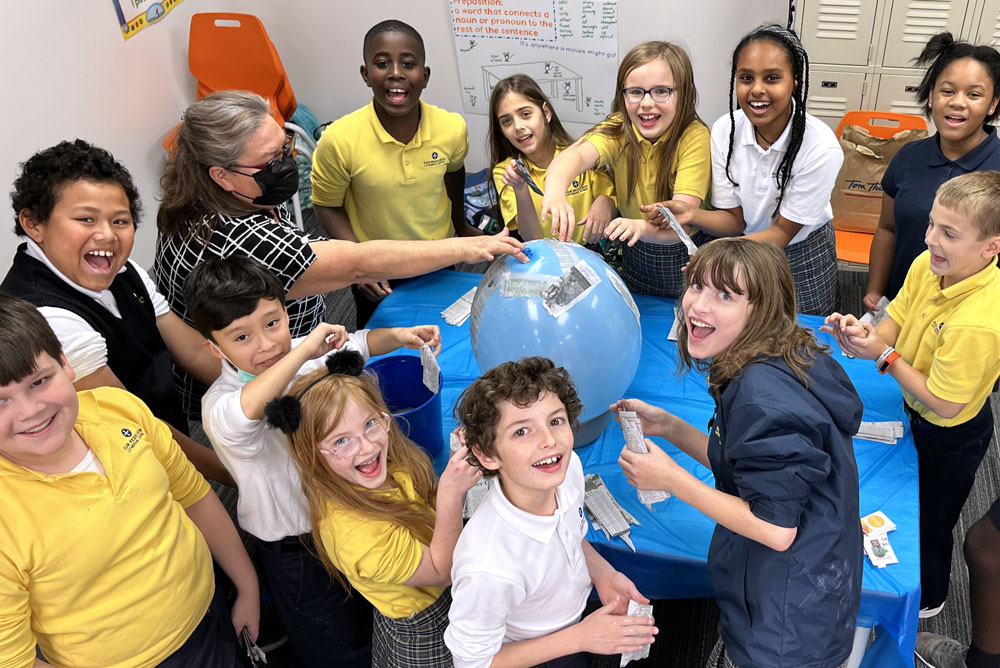 Our Redeemer Lutheran School in Dallas students