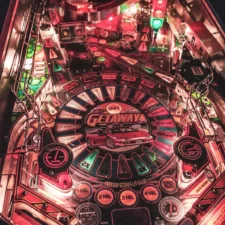 Pinball game, Family Build at Park Forest Branch Library