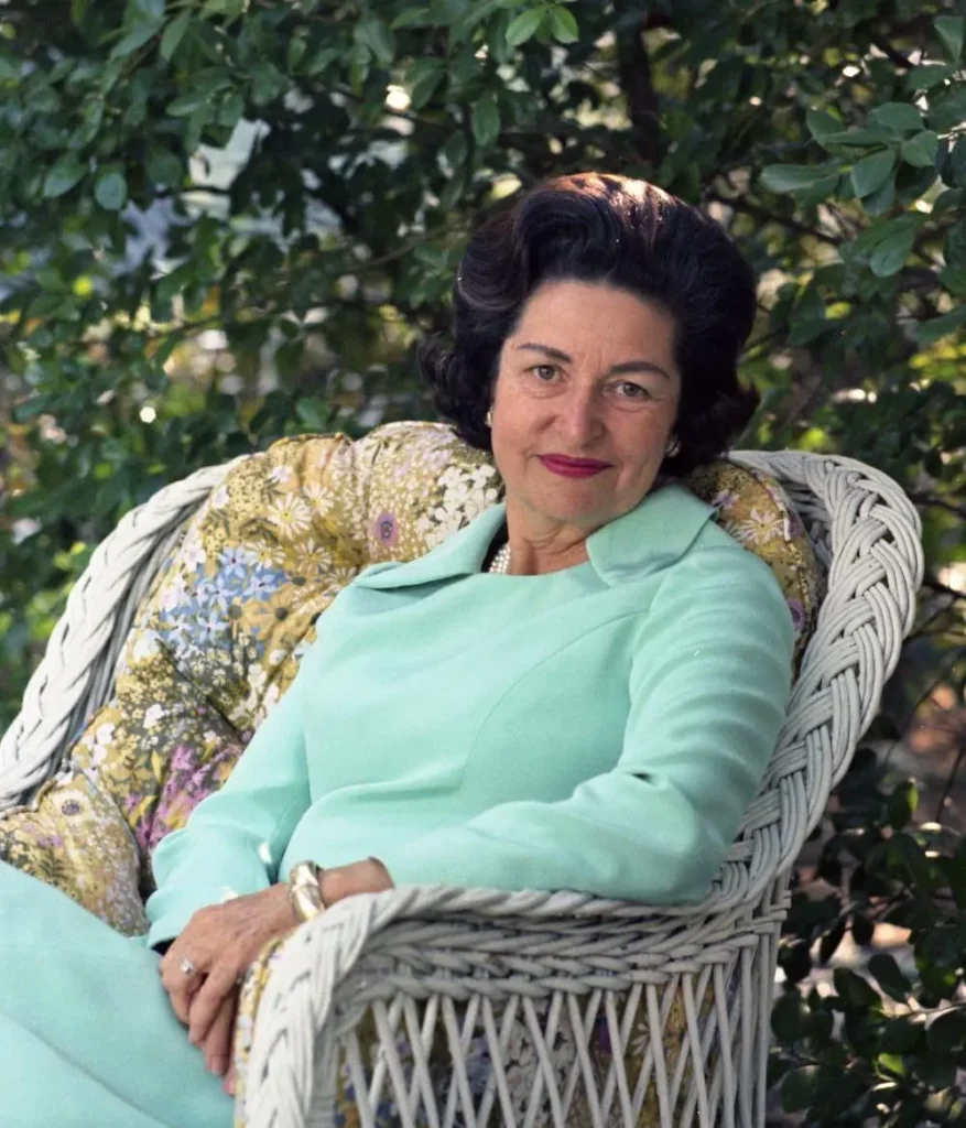 Lady Bird Johnson, photo courtesy of LBJ Library, Robert Knudsen 