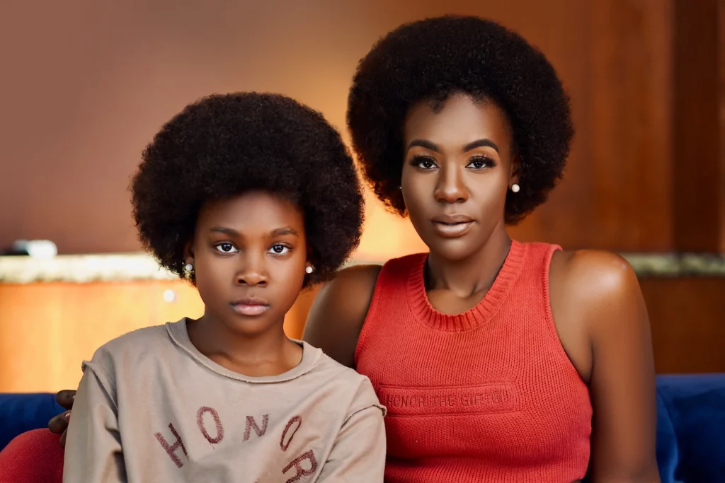 Ivy Awino and daughter, photo courtesy of Elijah Smith