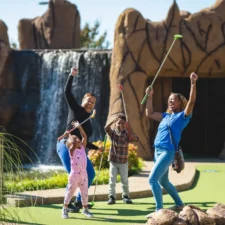 Mini golf courses in Dallas, photo courtesy of Celebration Station