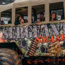 Sergeant Smash Monster Truck Ride Along at Monster Trucks Wars event