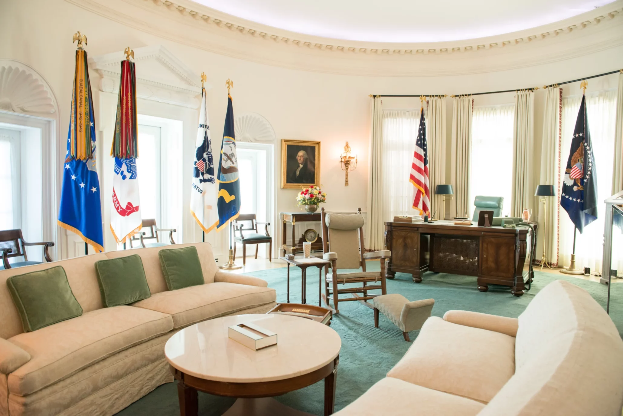 Oval Office Replica at LBJ Library, photo courtesy of LBJ Library