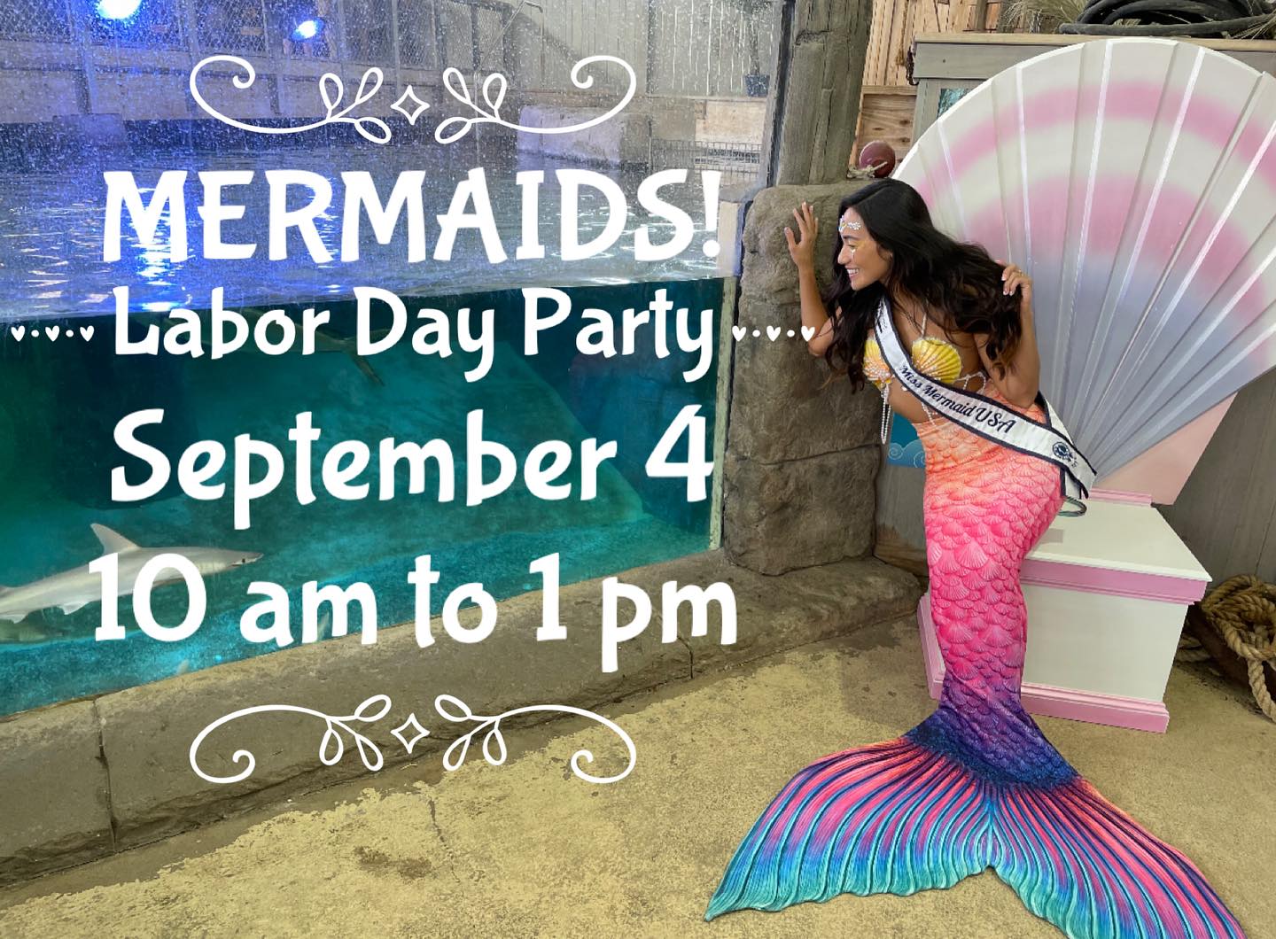 Mermaids at the Aquarium DFWChild