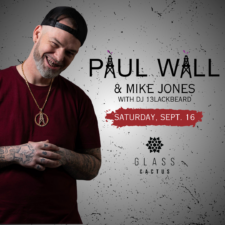 rapper Paul Wall at Glass Cactus
