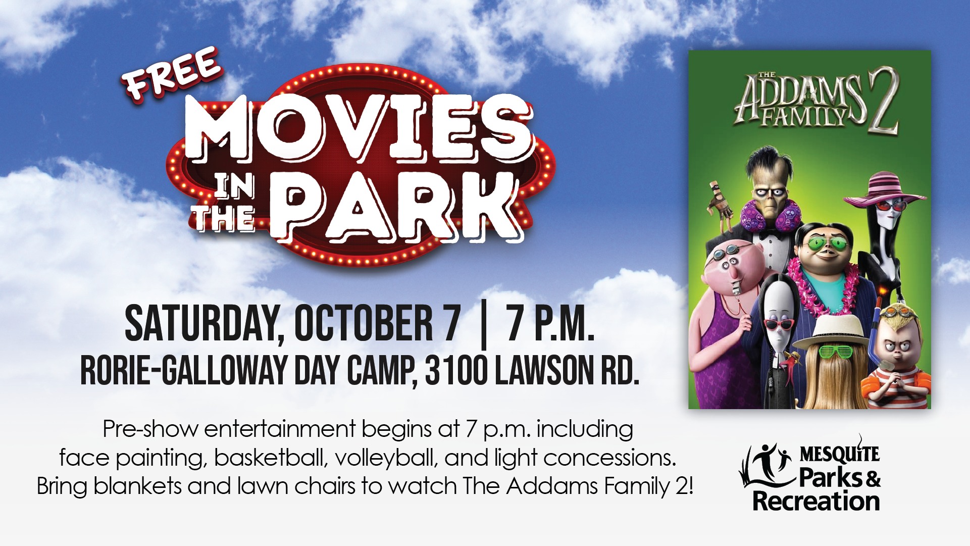 Movies in the Park Mesquite DFWChild