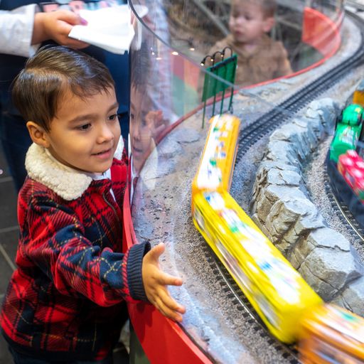 Enjoy The Trains at NorthPark with your whole family.