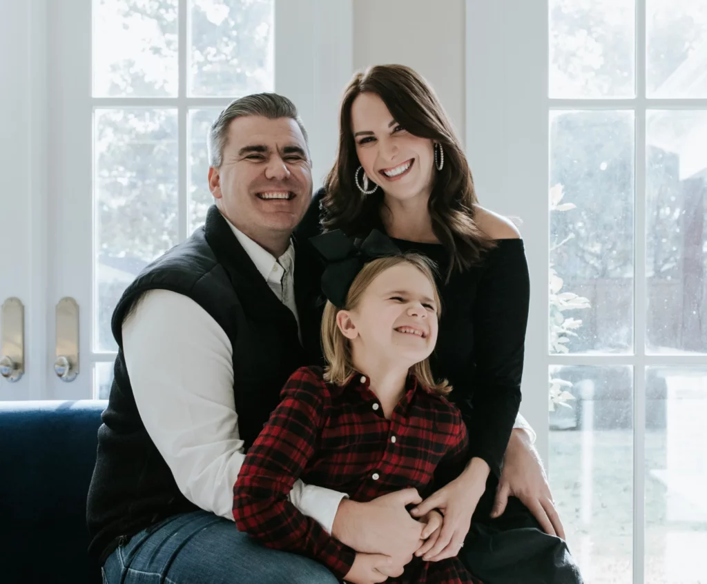 Erin England, with family, photo courtesy of Erin England