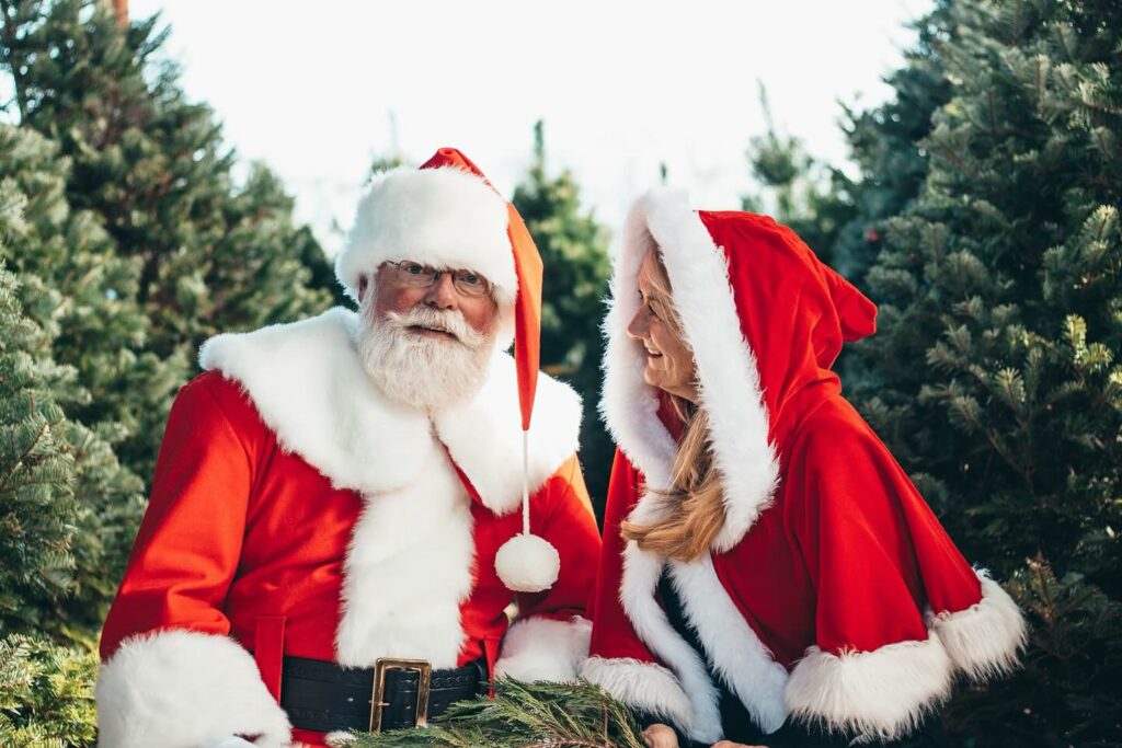 4D Farm, Santa at the Christmas tree