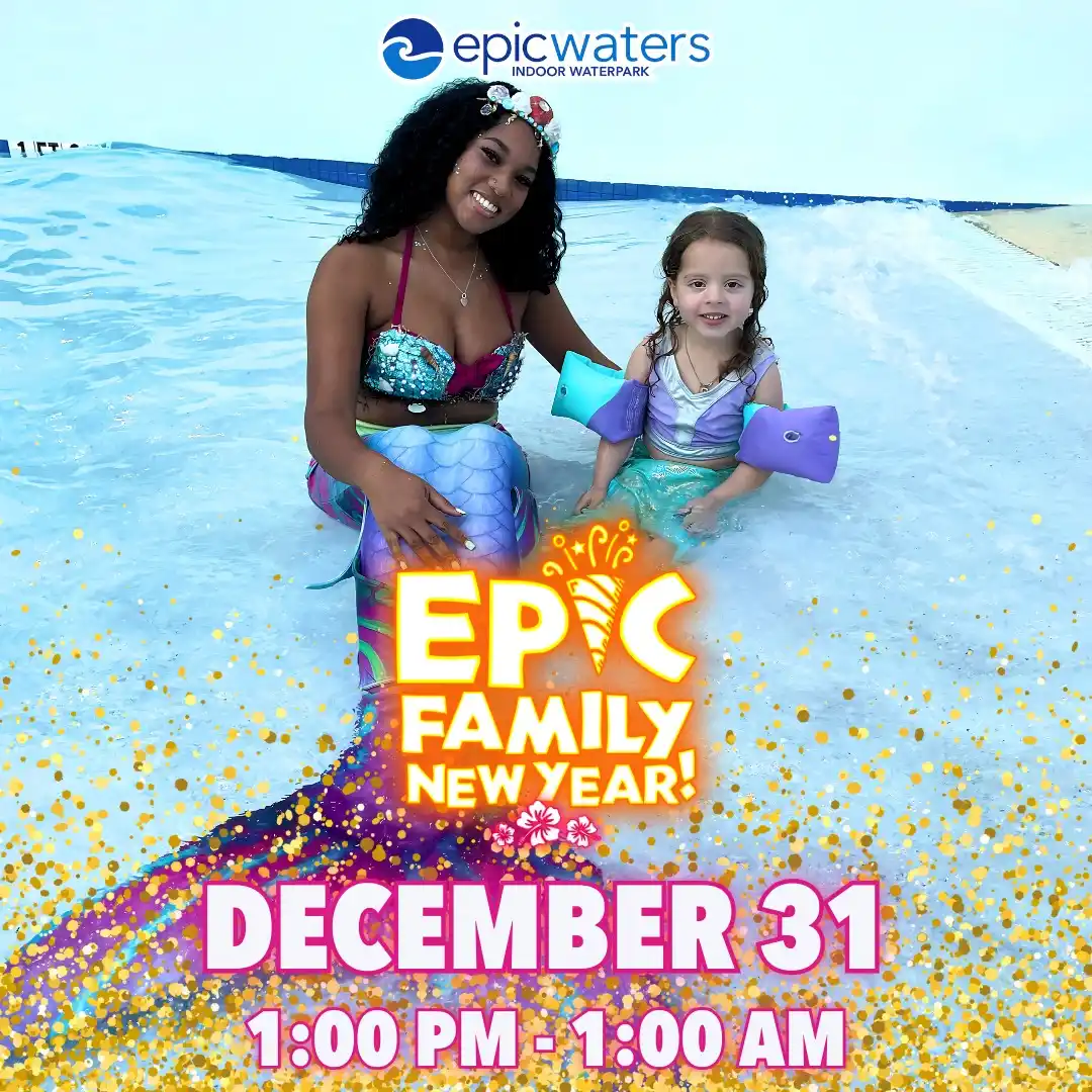 New Year's Eve party at Epic Waters Indoor Waterpark