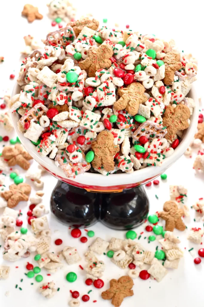 Christmas Crunch Mix recipe from The BakerMama's cookbook
