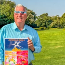 2024 Solar Eclipse at the Dallas Arboretum