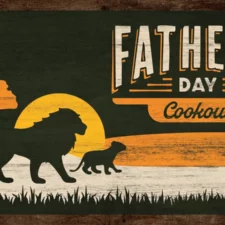 Father's Day Cookout at Fort Worth Zoo, 2024 poster