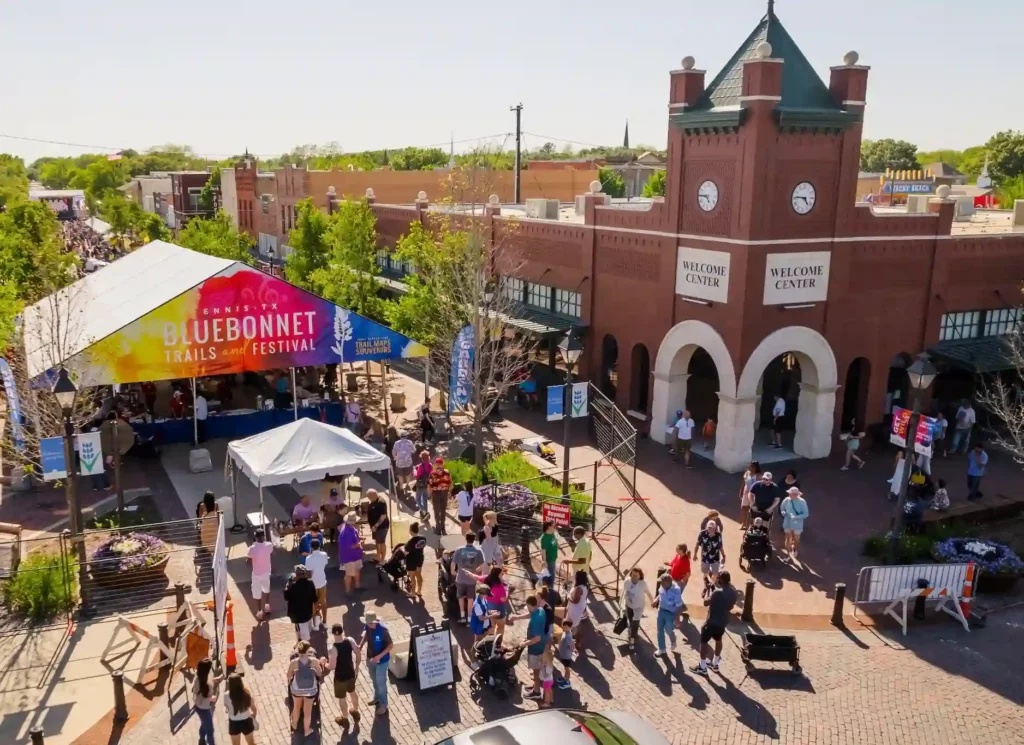 Ennis Bluebonnet Trails Festival, photo courtesy of City of Ennis