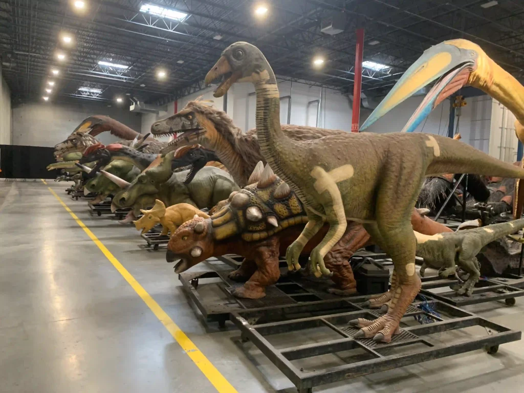 A Look Inside The Dinosaur Company's Animatronics Factory