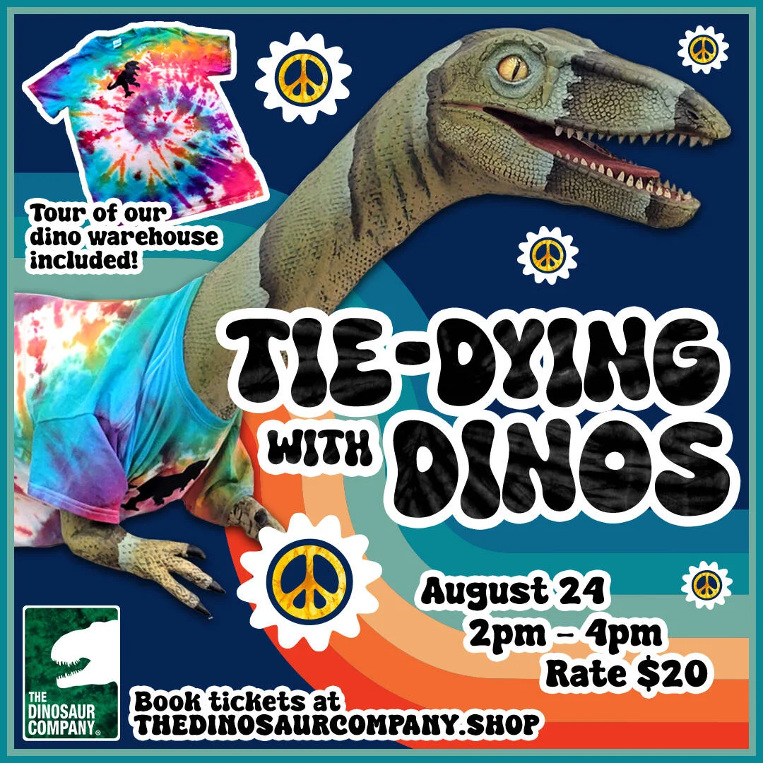 Tie-Dye with Dinos