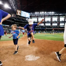 Run the bases at Globe Life Field