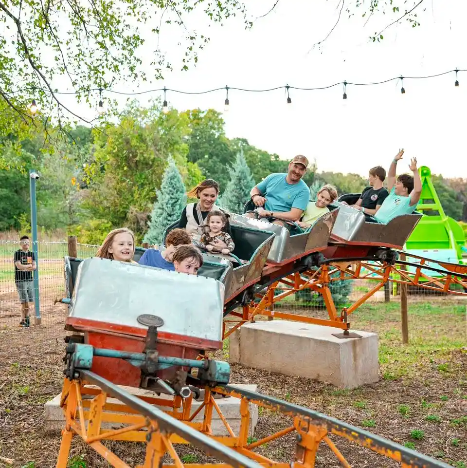 roller coaster at Mainstay Farm