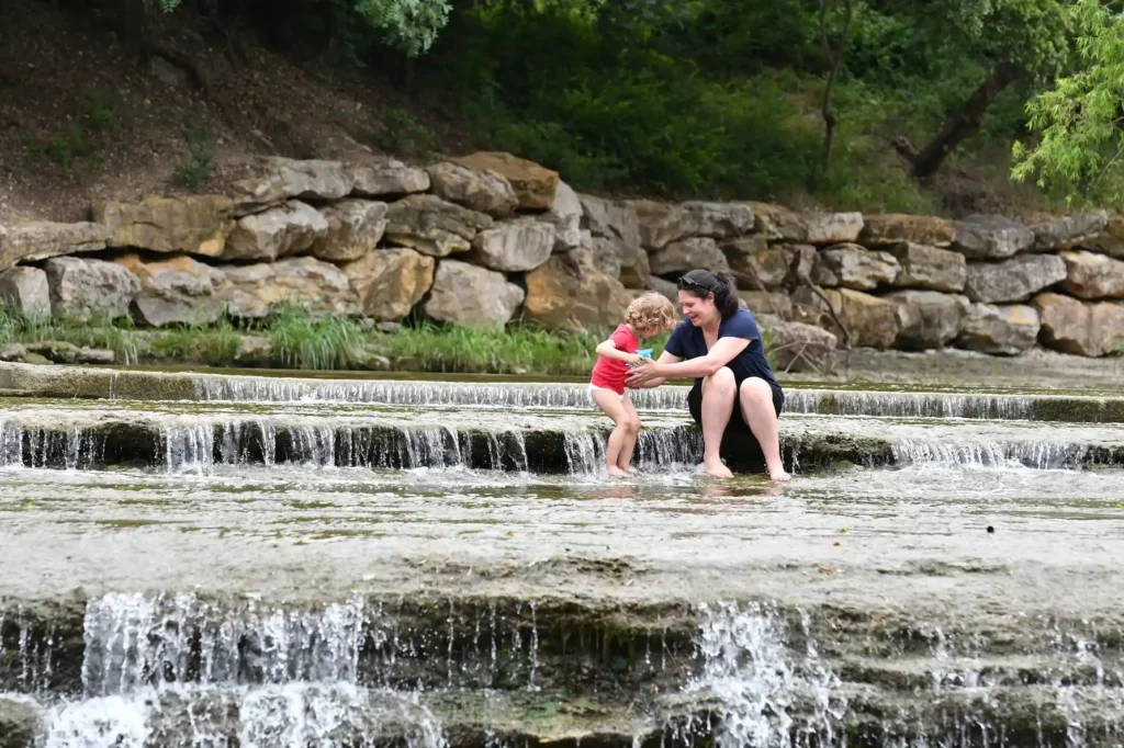Airfield Falls, photo courtesy of Tarrant Regional Water District 