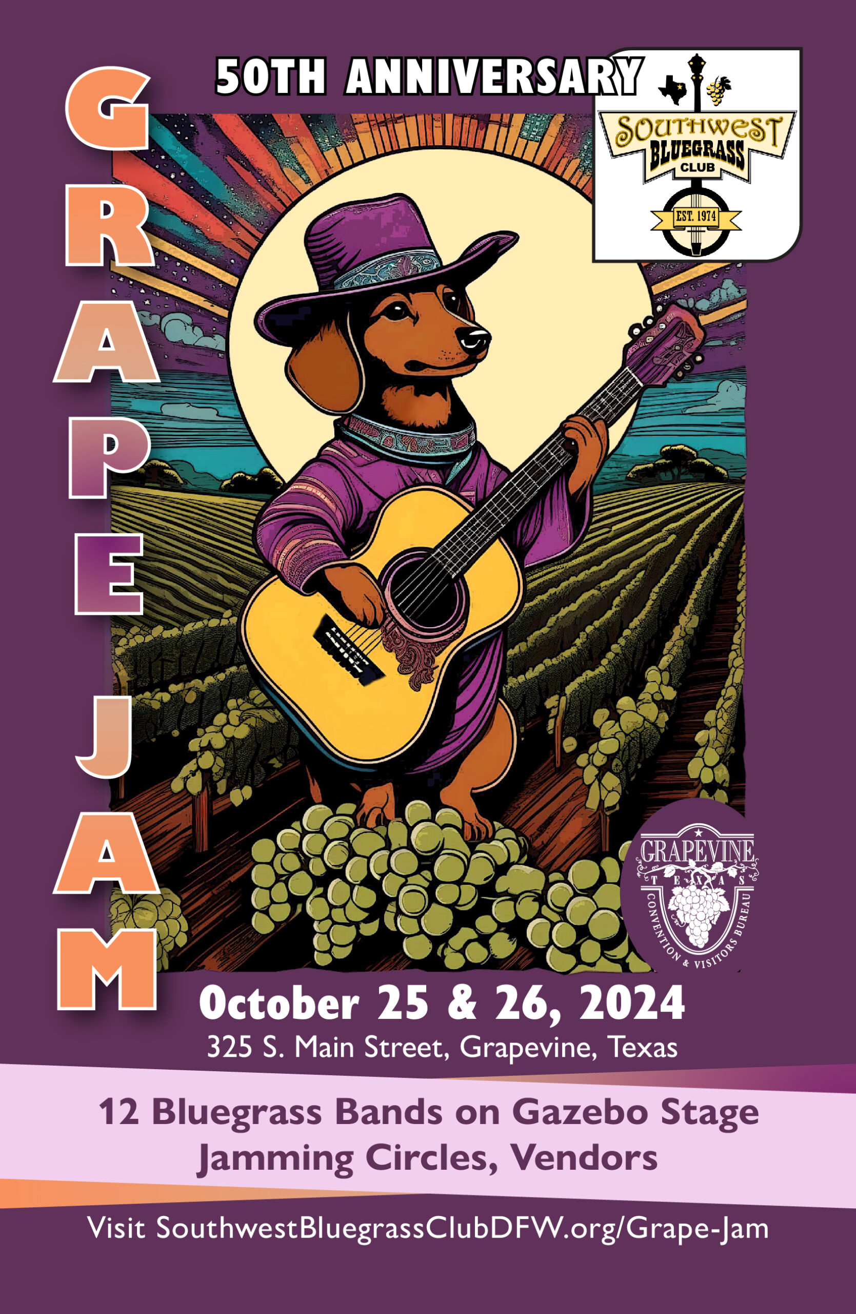 Grape Jam Bluegrass Festival, photo courtesy of Southwest Bluegrass Club