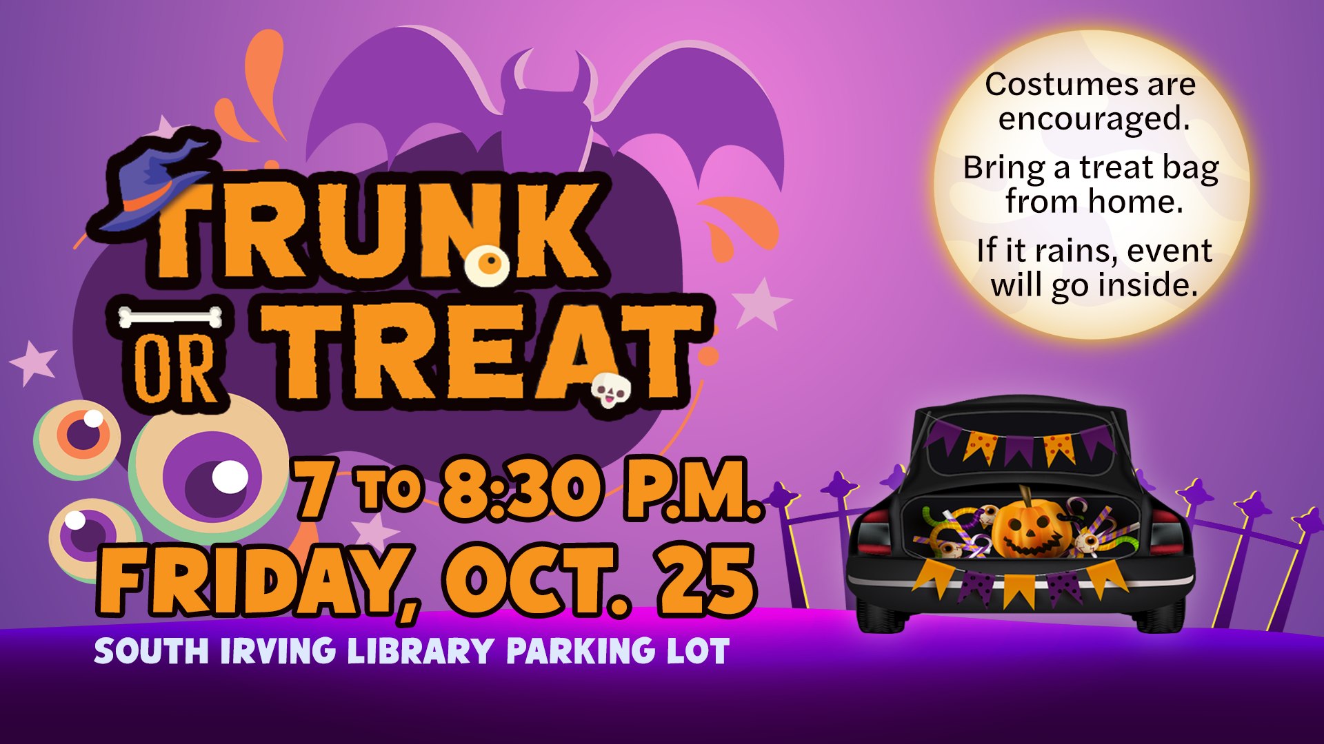 Trunk or Treat at Irving Library