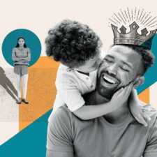 iStock image, Sean Parsons illustration, article on parental preference, when a child has a favorite parent