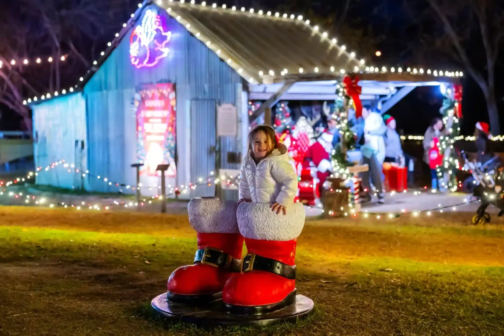 Lights on the Farm, Heritage Farmstead Museum in Plano, Texas
