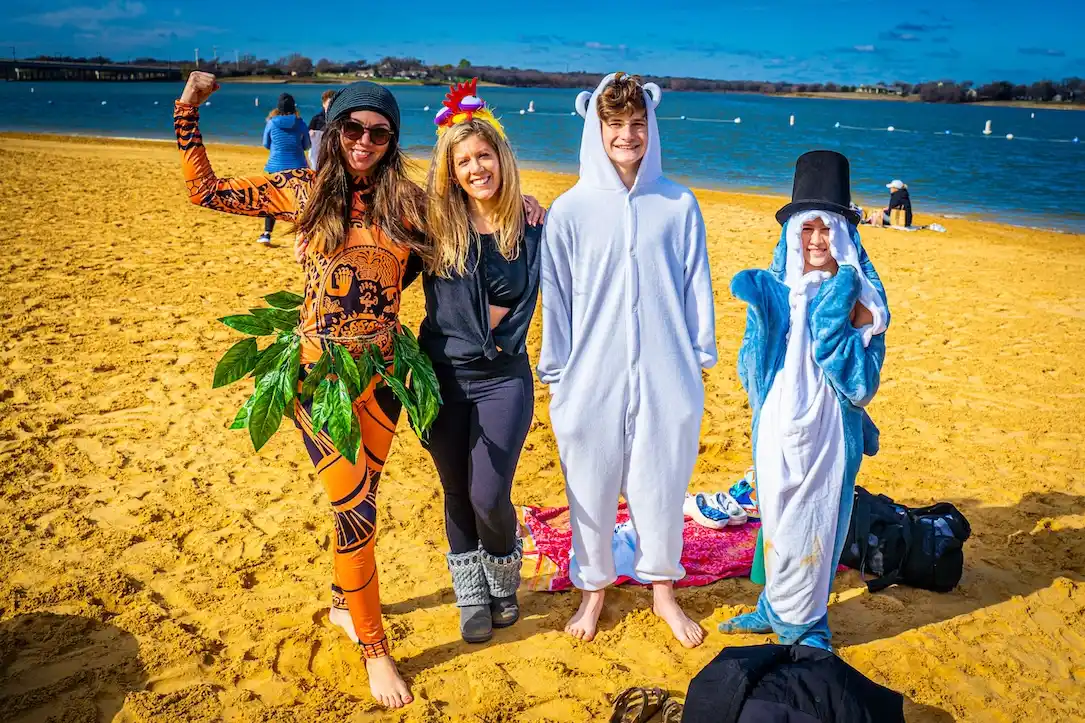 Polar Plunge, photo by the Town of Little Elm