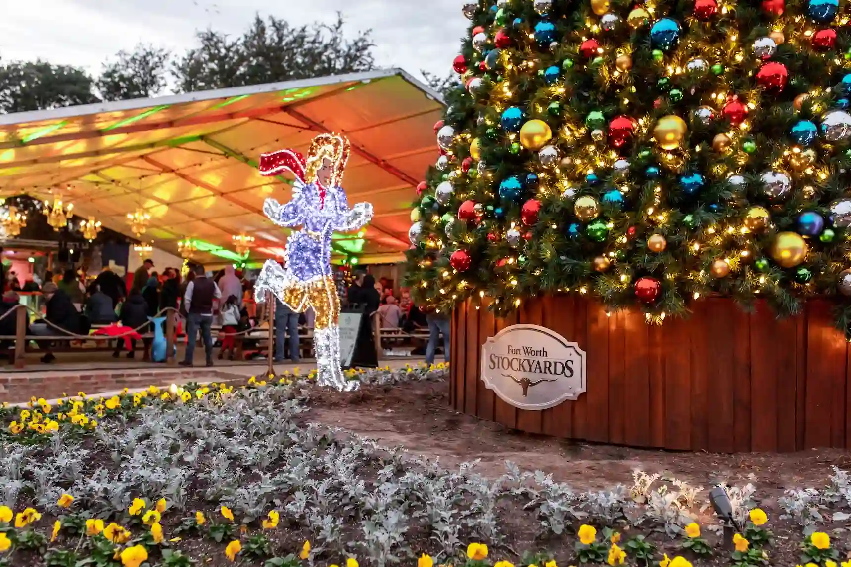 Christmas at the Fort Worth Stockyards