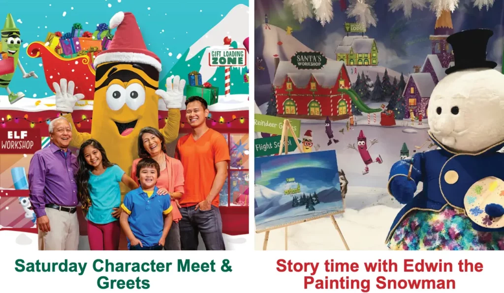Colorful Christmas at Crayola Experience Plano
