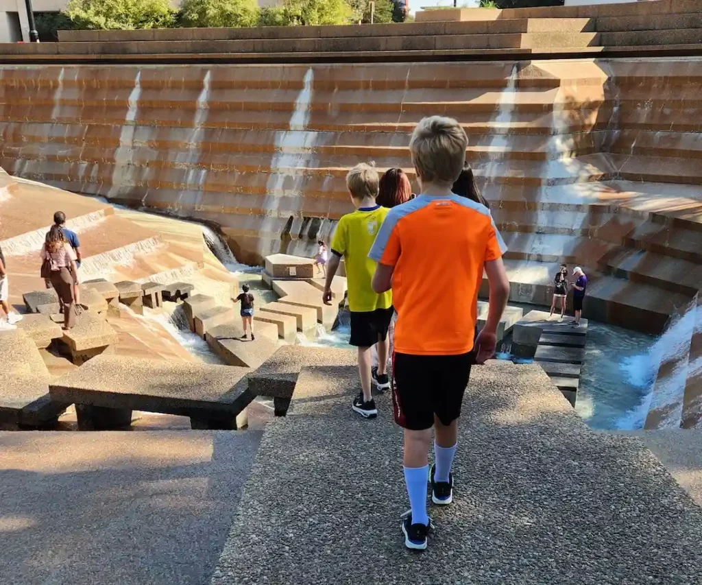 Fort Worth Water Gardens, photo courtesy of Lacey Wulf 