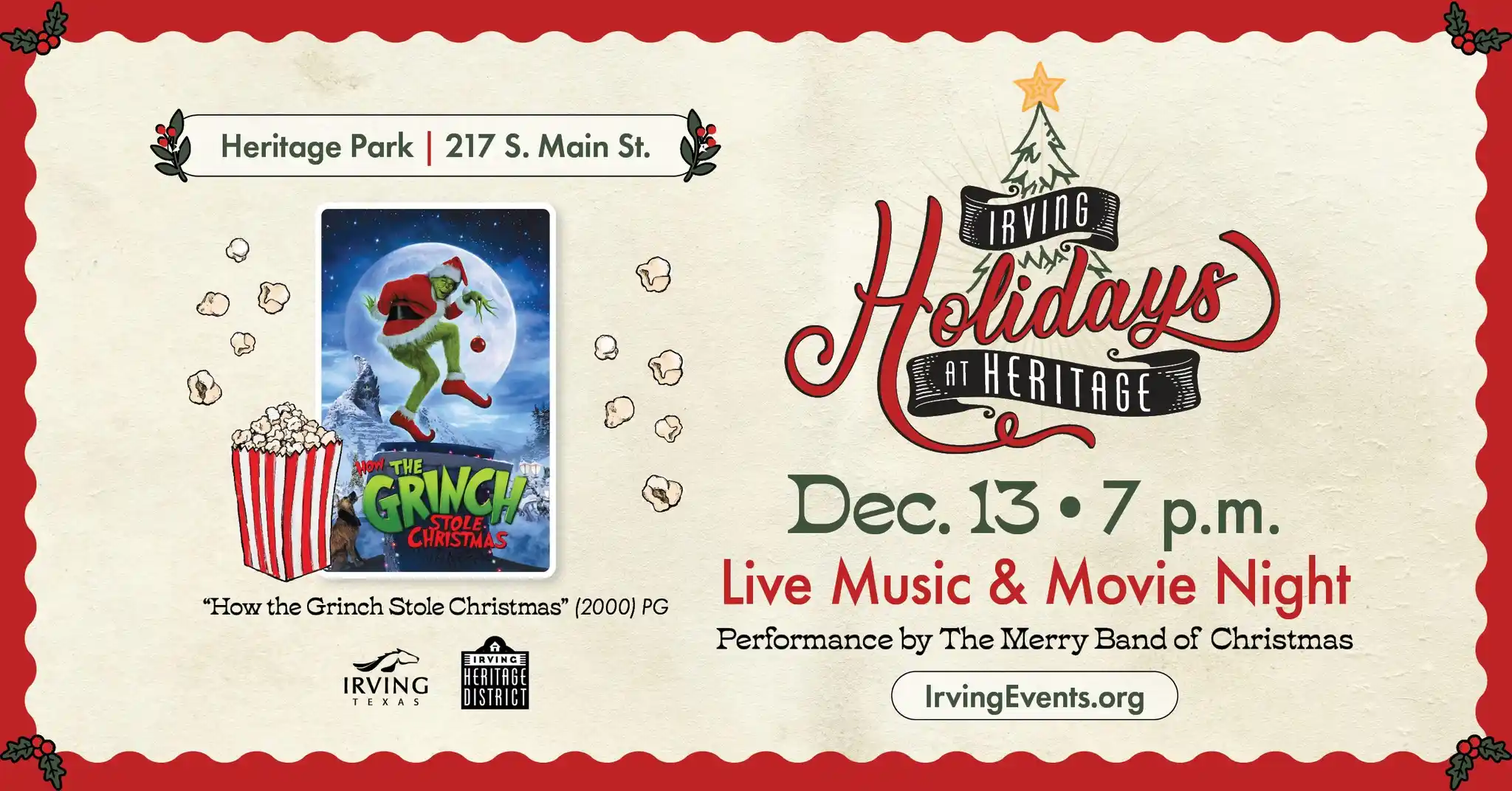 Irving Holidays at Heritage