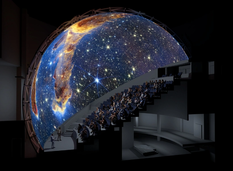 Jane & John Justin Foundation Omni Theater, rendering courtesy of the Fort Worth Museum of Science & History