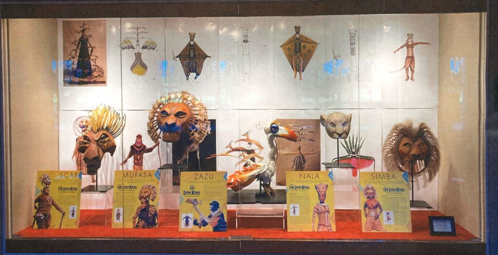 Lion King exhibit, photo courtesy of the African American Museum, Dallas