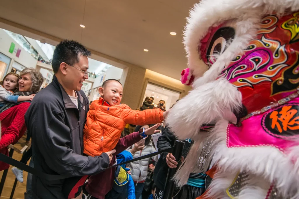 Lunar New Year Festival at NorthPark, photo courtesy of the Crow Museum of Asian Art of The University of Texas at Dallas