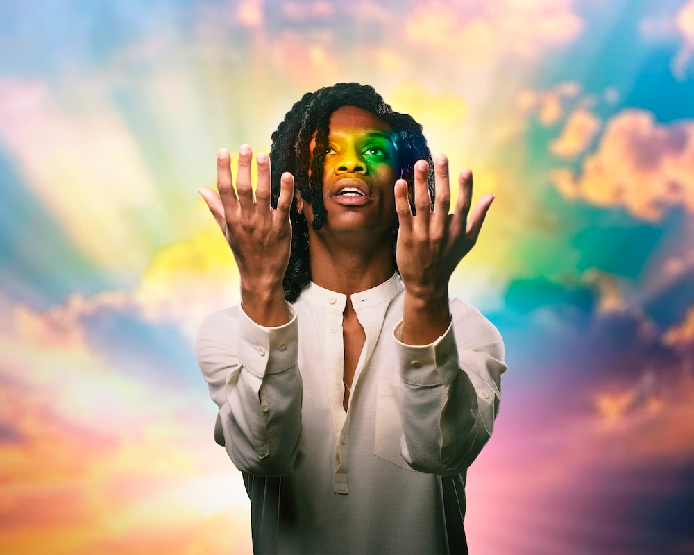 Joseph and the Amazing Technicolor Dreamcoat, Dallas Theater Center, featuring Zachary J. Willis as Joseph, photo courtesy Jordan Fraker