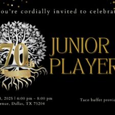 Junior Players 70th Anniversary Housewarming